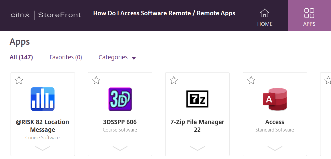 How Do I Access Remote Apps / Software Remote